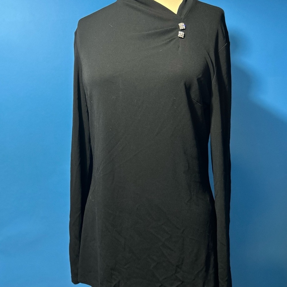 Elegant Black Women's Top